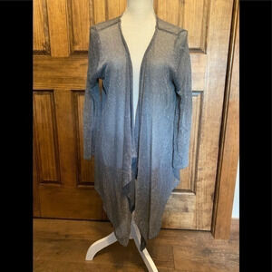 Bryn Walker Open Front‎ Drape Long Sleeve Cardigan Top Size Small.